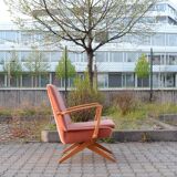 Mid Century Transformable Scissor Easy Chair