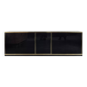 Black lacquered sideboard by Mario Sabot