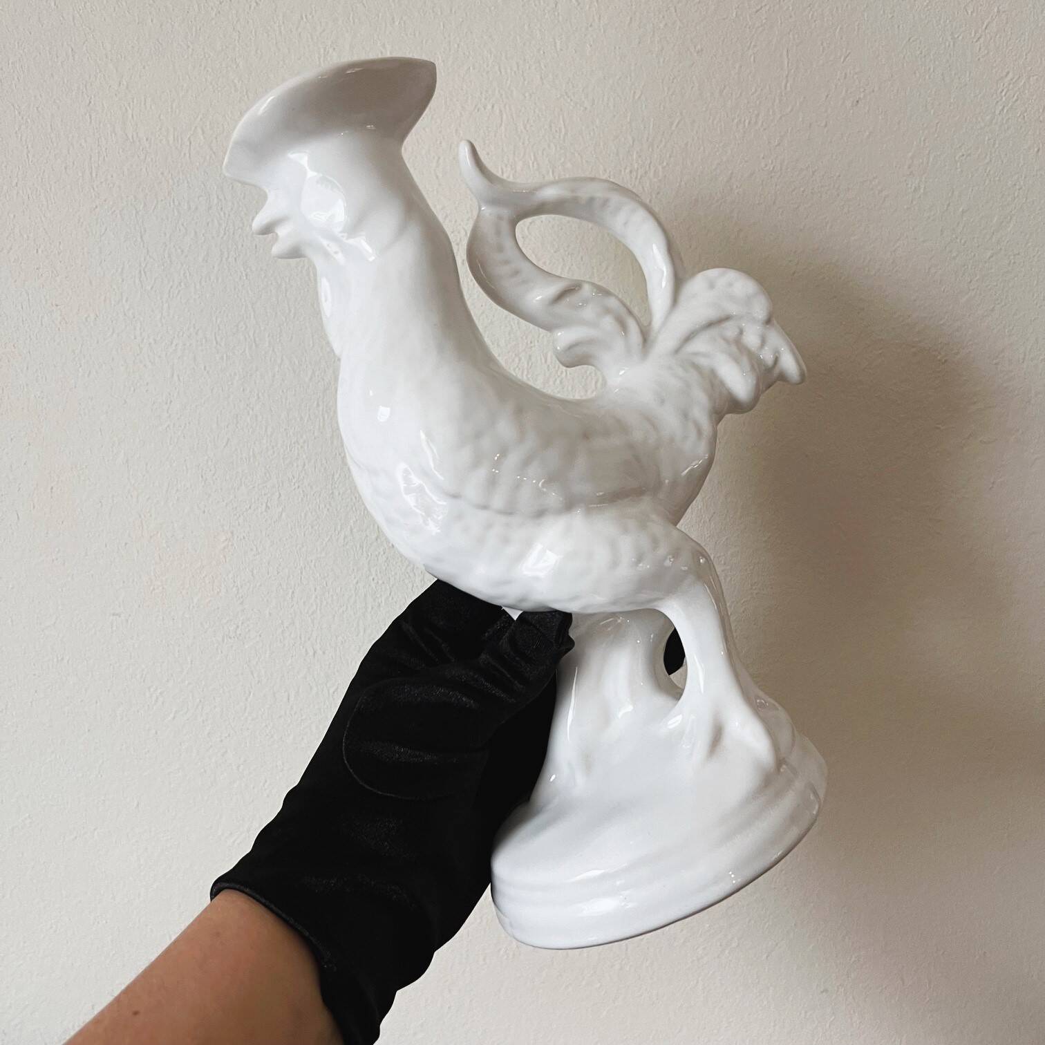 Earthenware candle holder “Rooster”