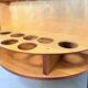 Vintage hoekkast met draaiende bar