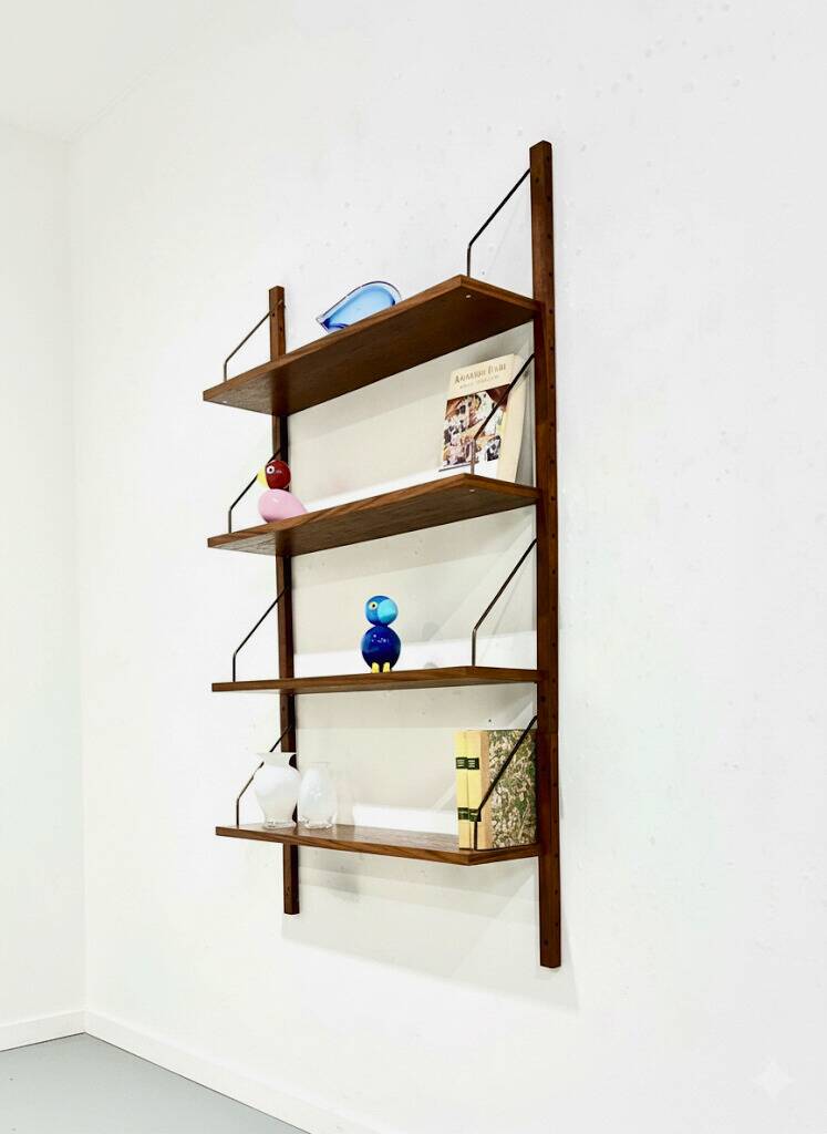 Vintage Modular Teak Wall Shelf System - Romain B.