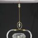 Amazing Art Decò Clear Murano Glass Chandelier by Seguso, 1940s