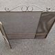 Metal fireplace screen