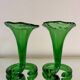 Vases cornet verre soufflé années 60