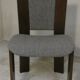 Wood and tweed chairs by Acerbis International, Italy, 1980s, set of 4.
