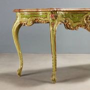 Antique Venetian console in baroque style, wood, Italy, 20th century.