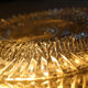 Vintage glass ceiling or wall lamp, Italy, 1960s