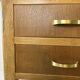 Bureau en chêne bi face années 50