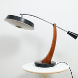 FASE President Pendulum in black with a walnut base