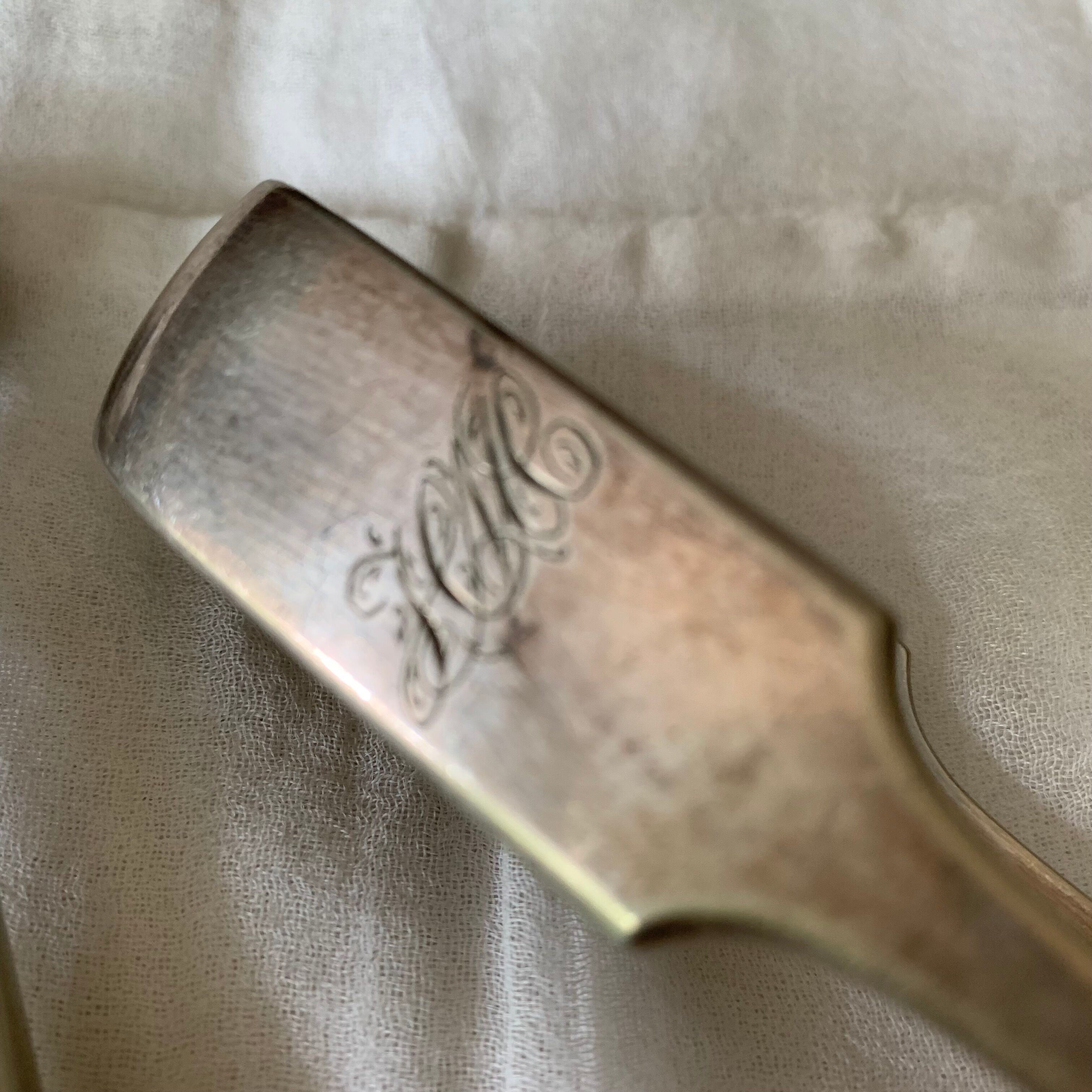 Silver metal cutlery lot