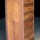 Magnificent 19th century secretary in walnut veneer.