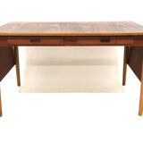 Scandinavian teak desk, Hugo Troeds, Bjärnum, Sweden, 1950