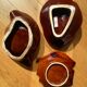 Set of 3 ceramic catchalls from Vallauris