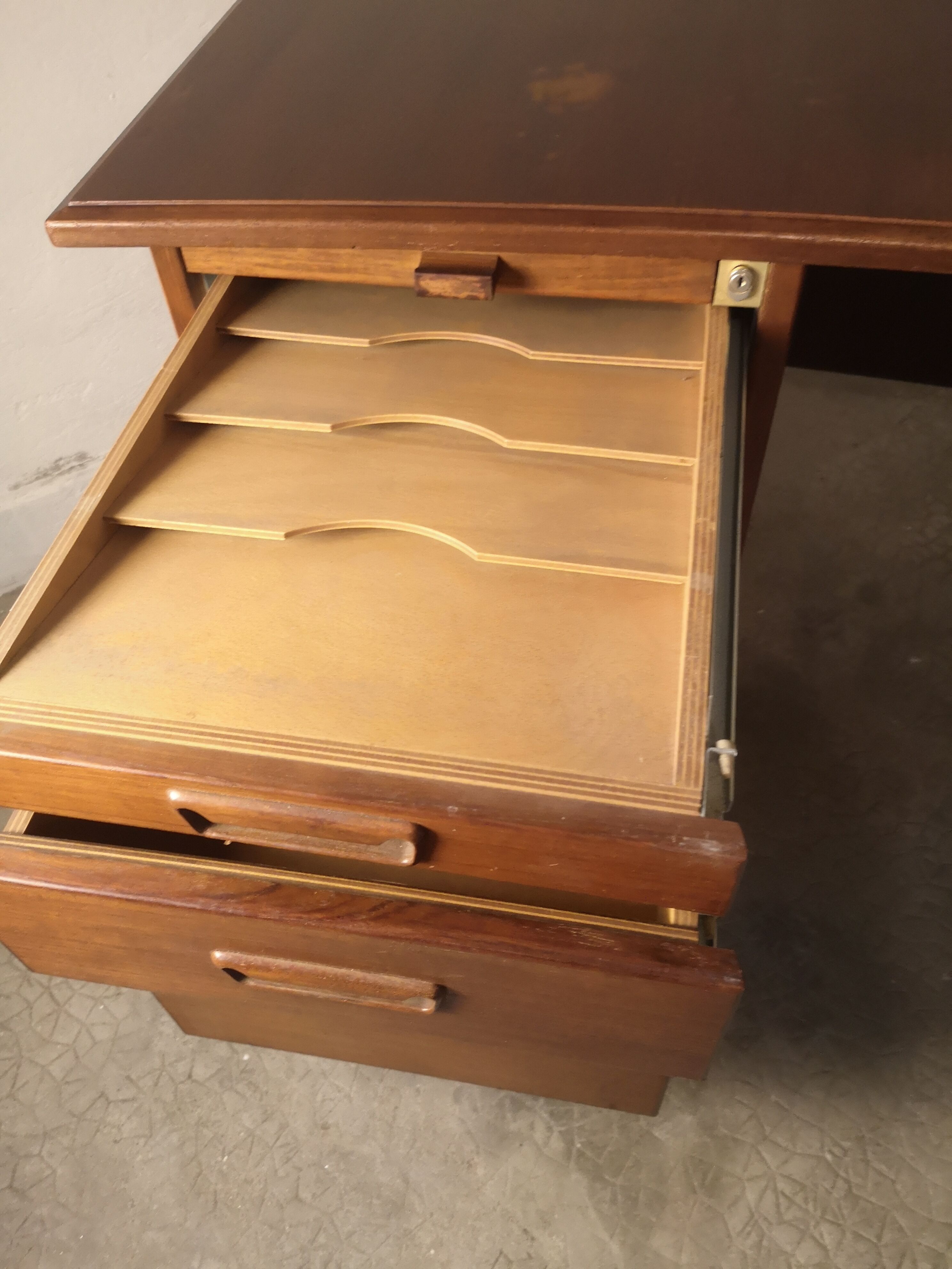 Scandinavian teak desk