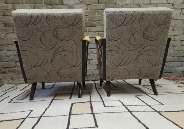Paire de fauteuils année 50 vintage