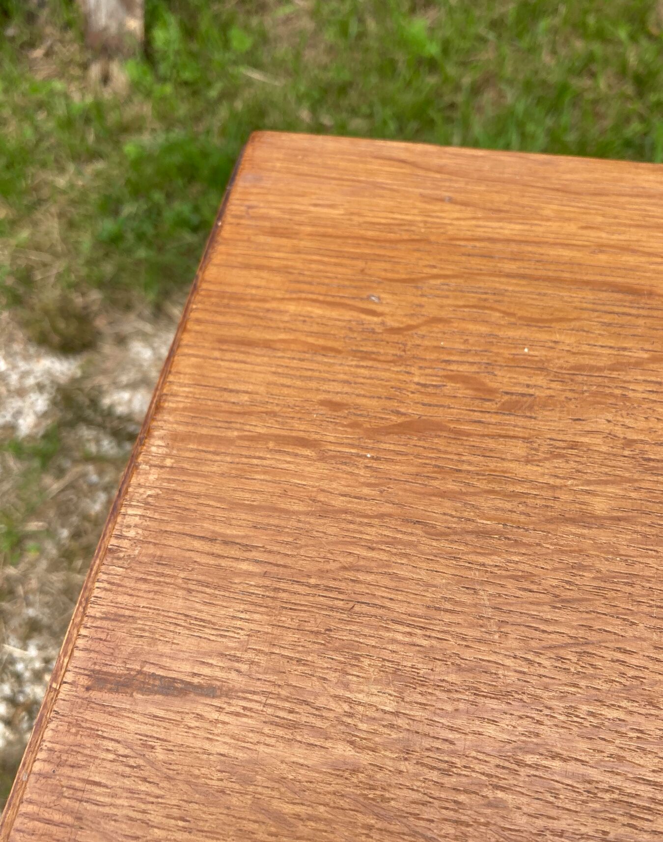 Vintage chest of drawers compass feet