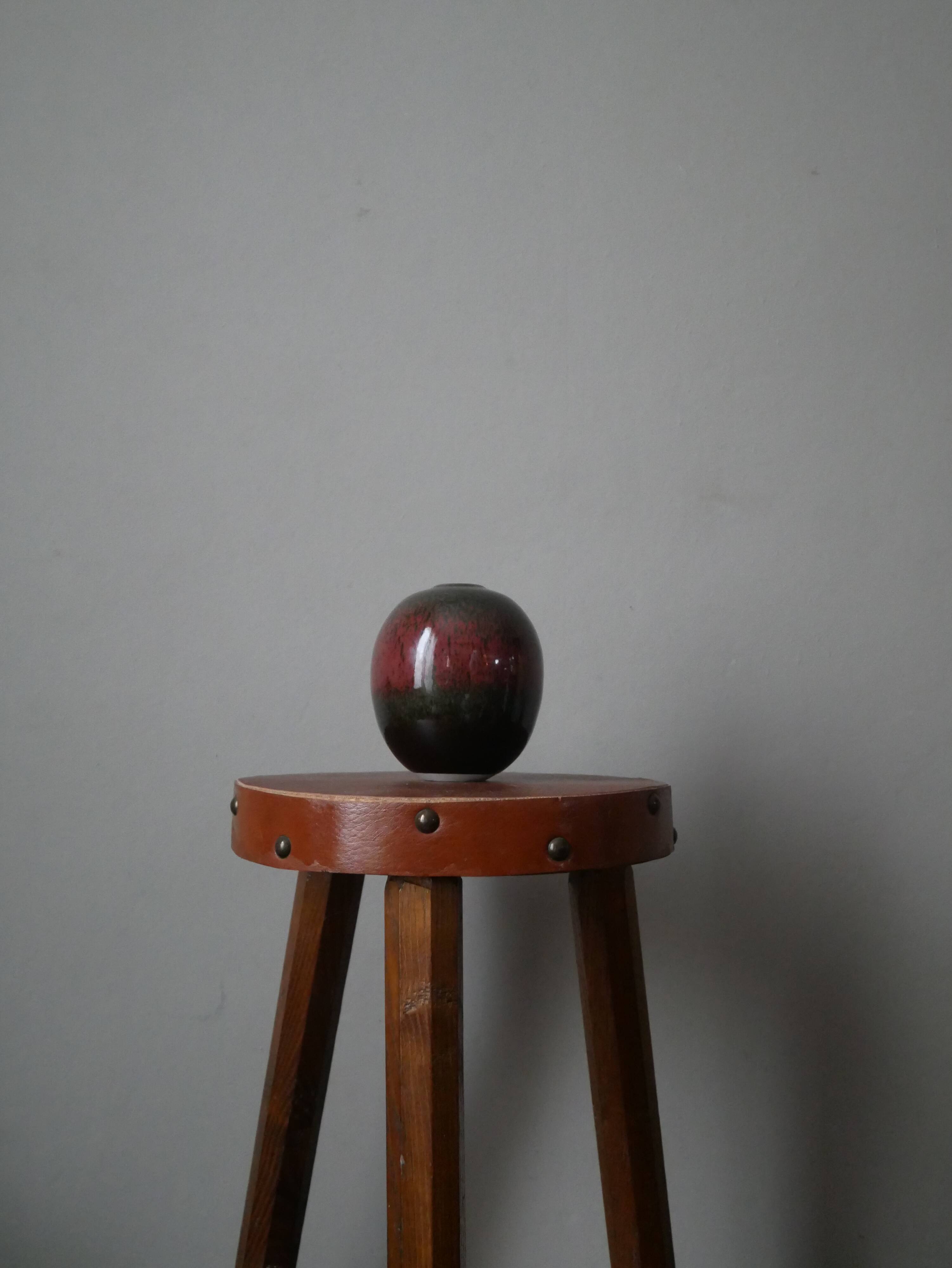 Vase soliflore ceramic glazed artisanal pottery handmade design japandi minimalist