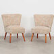 Ensemble de deux fauteuils en hêtre, design danois, années 1970, production: Danemark