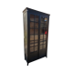 Parisian antique black patinated showcase