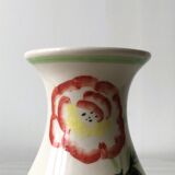 Ceramic vase with floral motifs