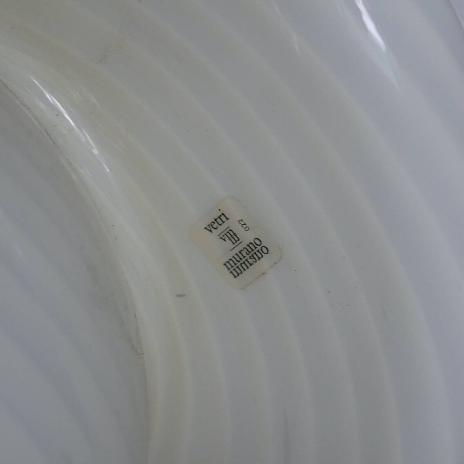 Paire de lampes de table Murano des années 1960 - Verre tourbillonnant