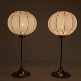 Pair of Bergboms B-024 table lamps mid-century, 1960s, Sweden