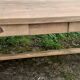 Farm table 2 drawers solid oak raw wood