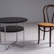 Table basse Thonet avec cadre tubulaire