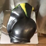 Vintage vallauris lunetta earthenware jug or pitcher