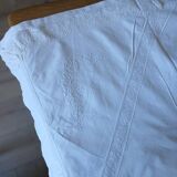 Antique embroidered duvet cover