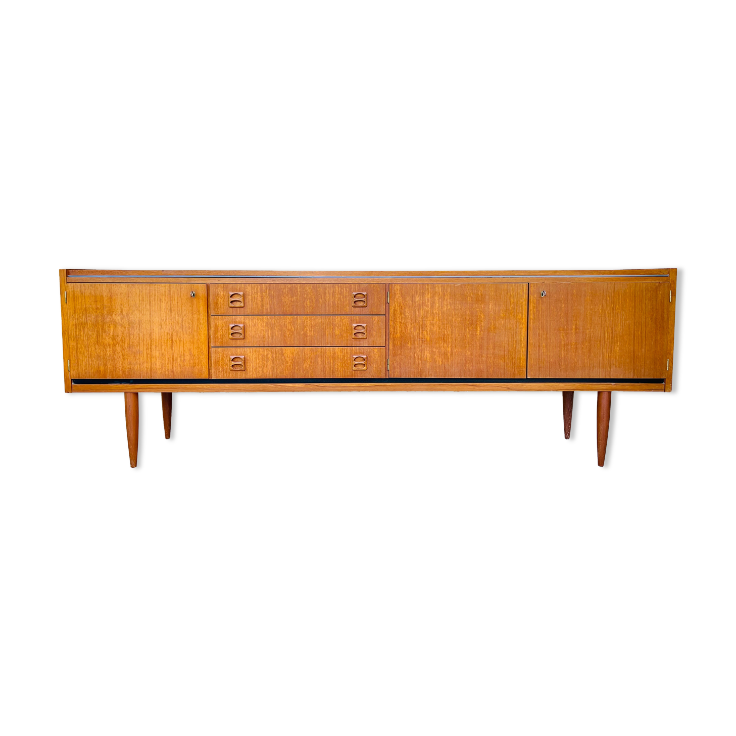 Scandinavian teak row