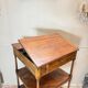 Mahogany desk with stamp of the brita official office