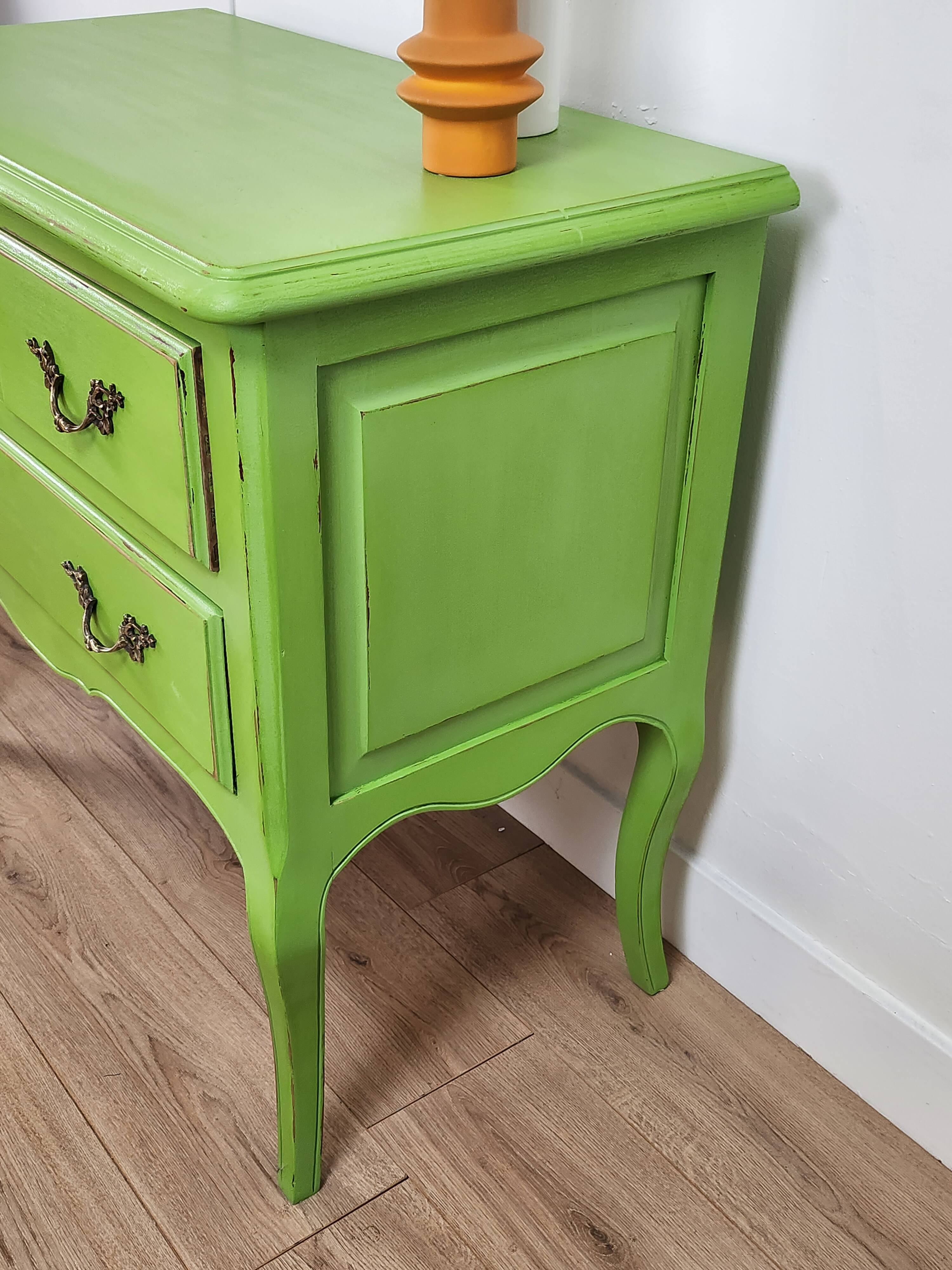 Anise green chest of drawers