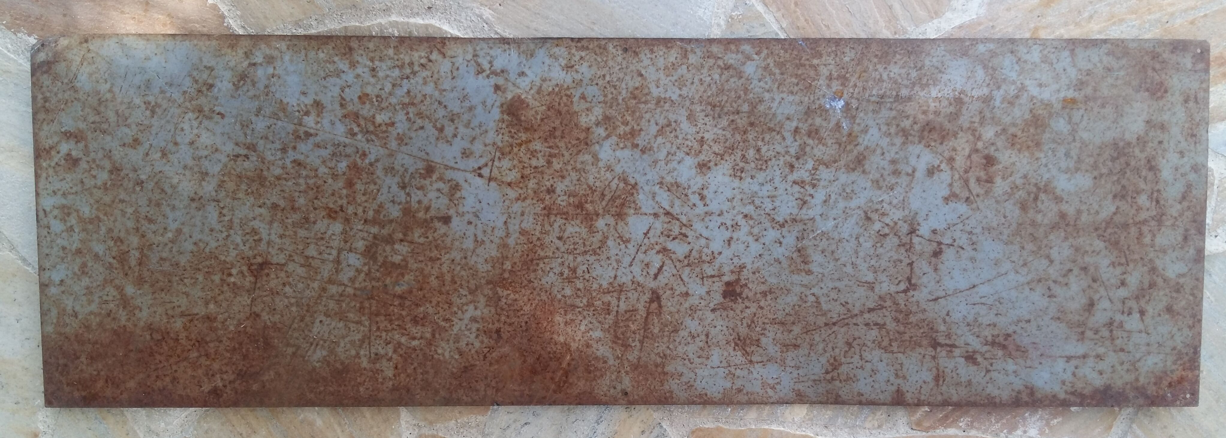 Plaque en tôle Météor Bière d'Alsace - 38x120 - 50's