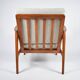 Original armchair fully restored, Scandinavian icon of 60s