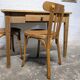 Duo of Baumann bistro chairs N°108
