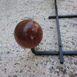 Vintage coat rack with wooden balls