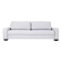 Sofa REJKIAVIK dove grey, Scandinavian design