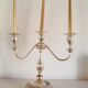 Deux chandeliers anglais