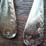 Set of 5 monogrammed spoons Armand Frenais