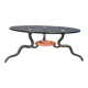 Table basse en fer forgé par DAB, années 1970 - Pays-Bas