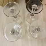 Lot de 4 verres à vin ou liqueur vintage