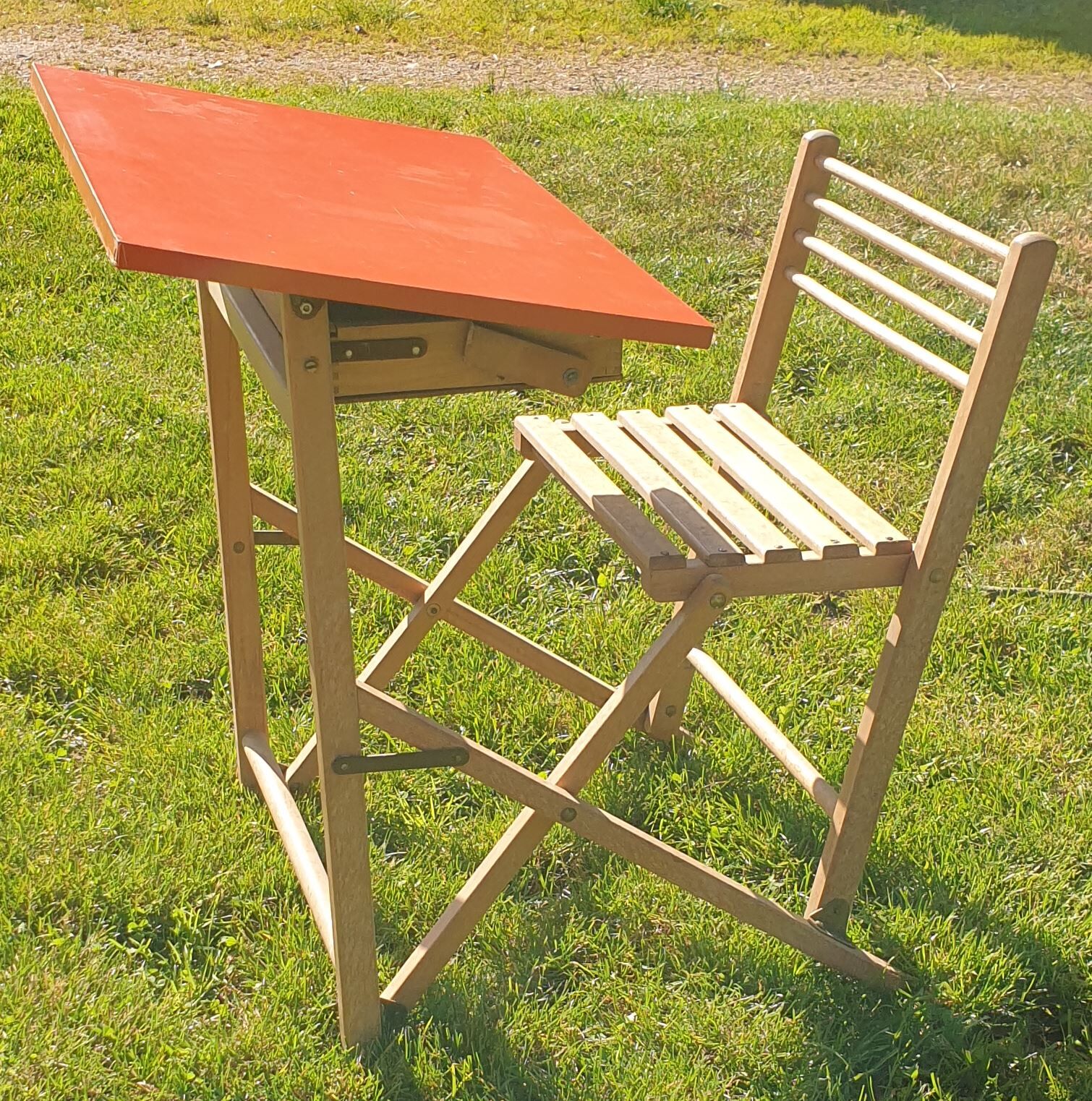 Folding children's desk 50s/60s