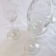 Service à  liqueur cristal de Bohème Baccarat St Louis verres carafe signé par une ancre