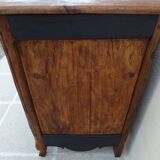 Antique sideboard from the end of the 19th century, 2 doors, 2 drawers, shelf in its patina