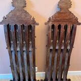 Pair of Syrian chairs inlay of mother-of-pearl