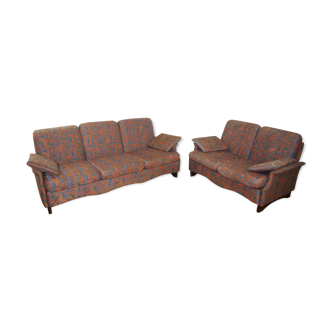 Vintage sofas, 1970s, set of 2