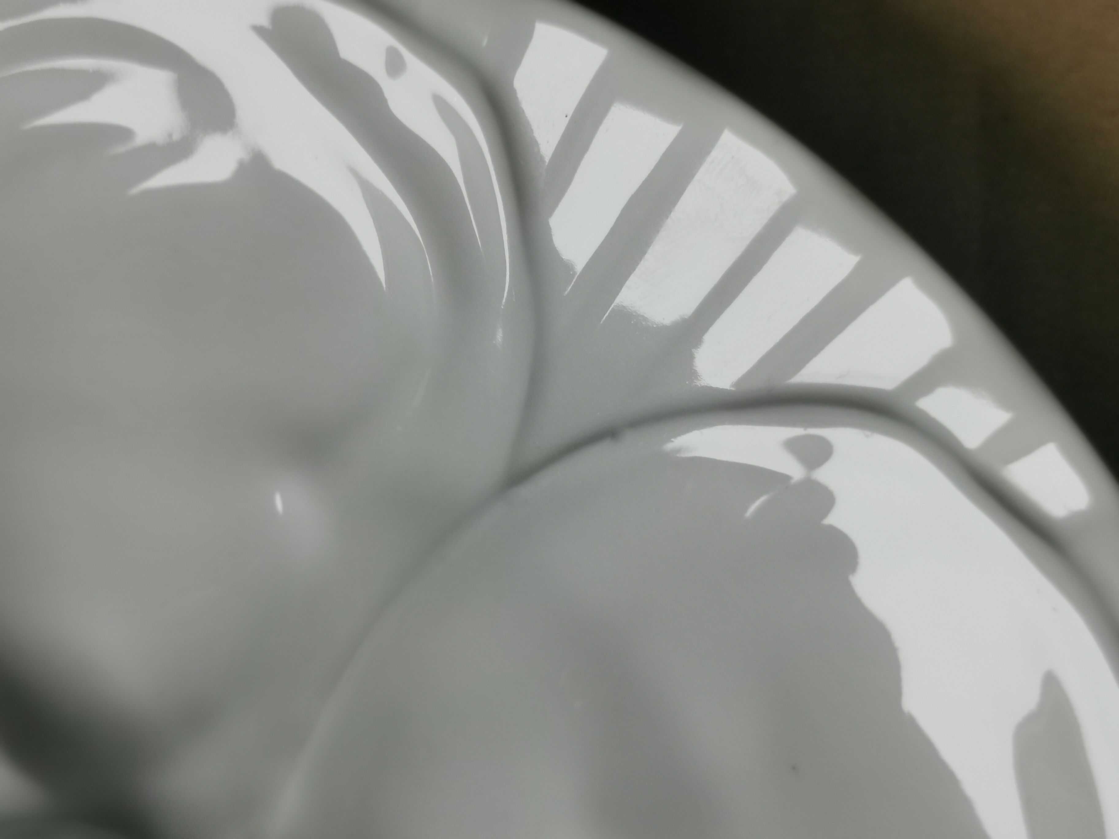 Ensemble de 6 assiettes Pillivuyt porcelaine blanche
