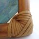 Bamboo and fiberglass tray