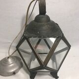 1970s lantern pendant lamp